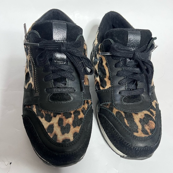 PS Poelman Velvet Leopard Accent Sneakers - Picture 3 of 10